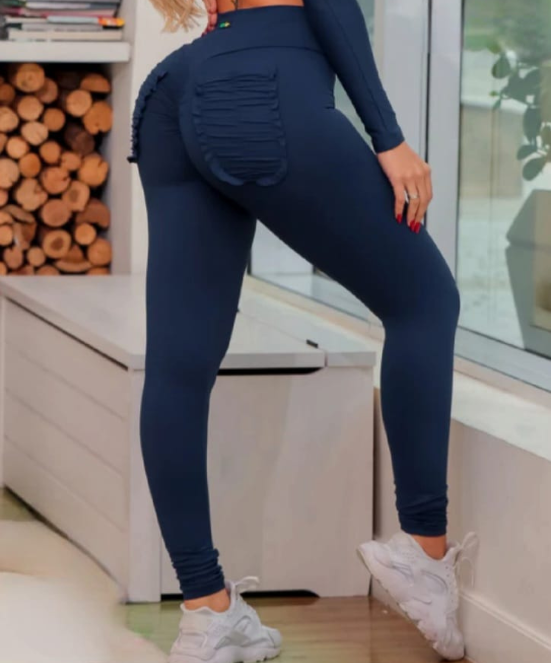 Leggings FruFru - azul oscuro