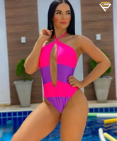 BADEANZUG LUXURY - PURPLE
