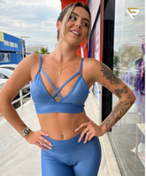 SPORT BH CIRRE - HELLBLAU