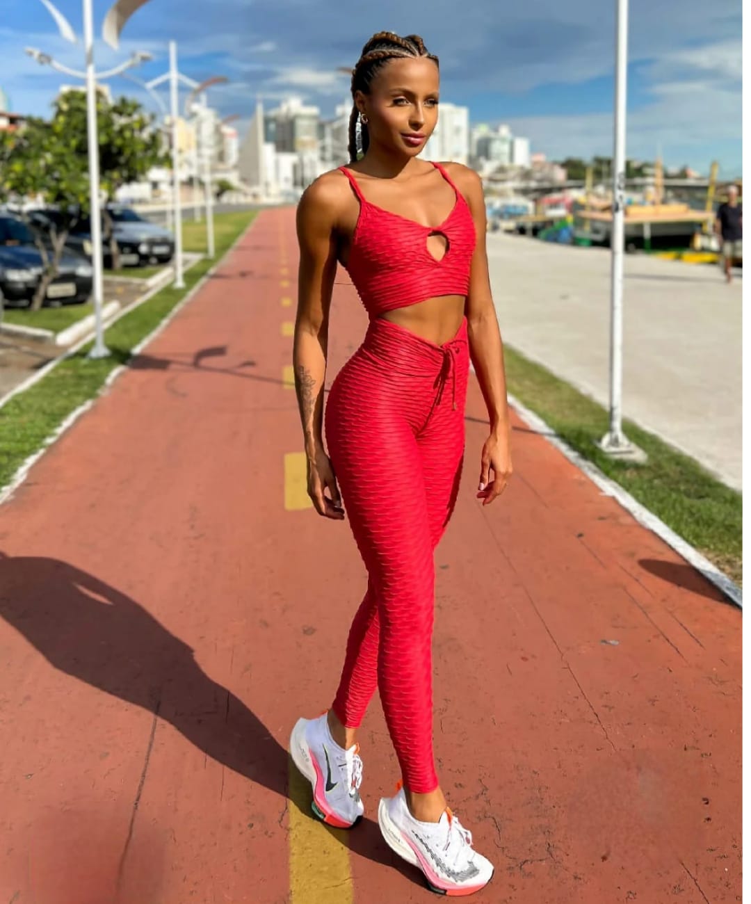 Set Long Shine - Red